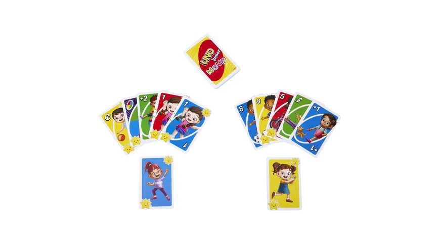 Mattel Games UNO Junior Move interaktives Kartenspiel, Kinderspiel