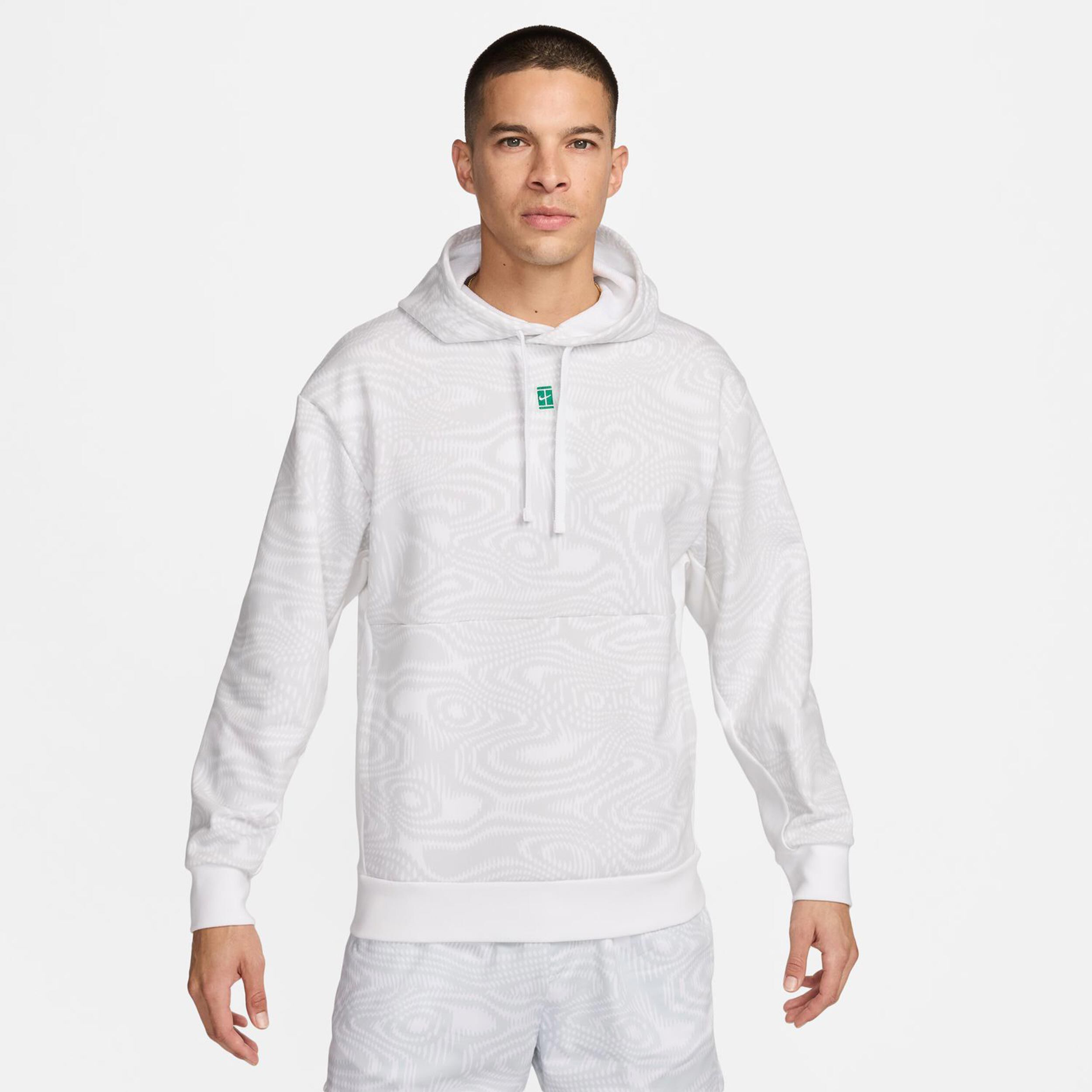 Dri-Fit Heritage Fleece Hoody Herren - Weiß