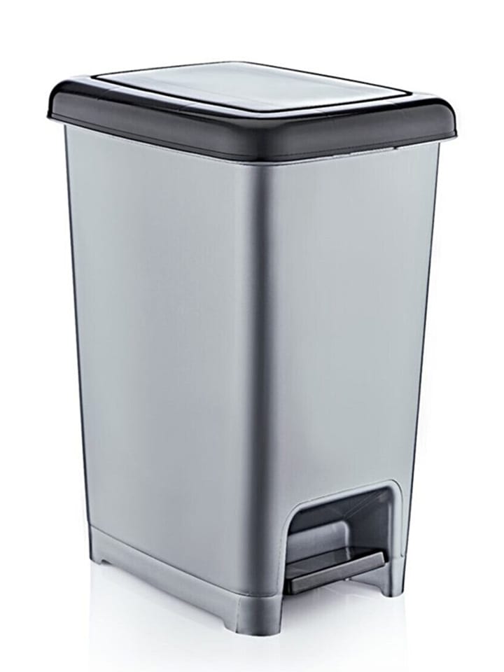 Violeta Home Mülleimer in Grau - (B)25 x (H)43,7 x (T)35 cm günstig kaufen onesize