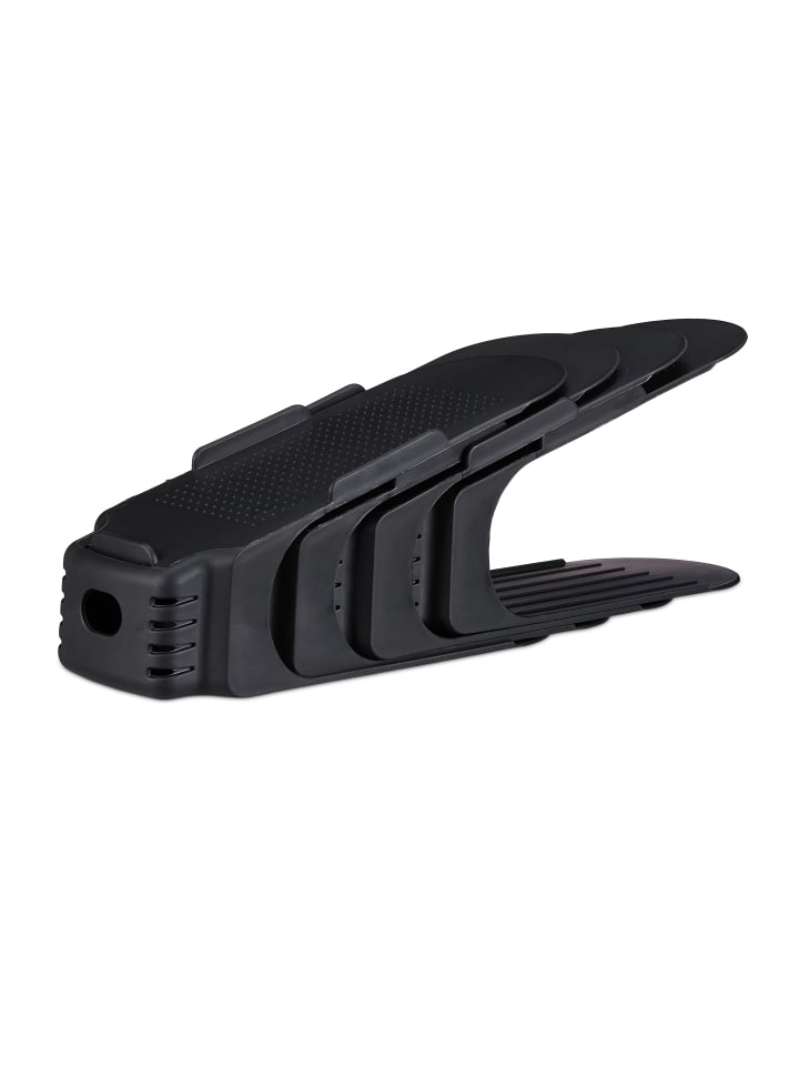 relaxdays 20 x Schuhstapler in Schwarz günstig kaufen onesize