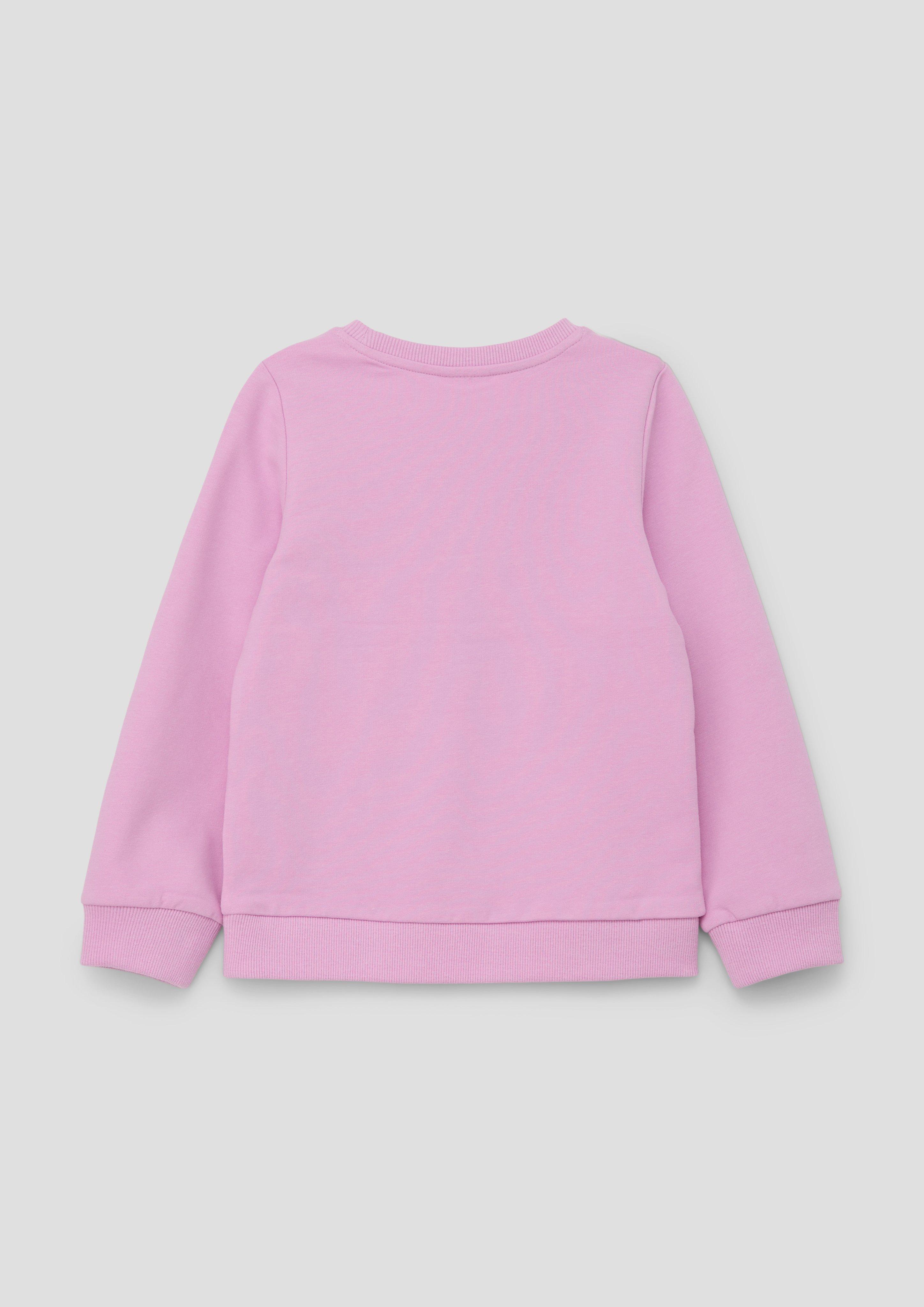 Sweatshirt mit reflektierendem Schriftprint  2142084-4442