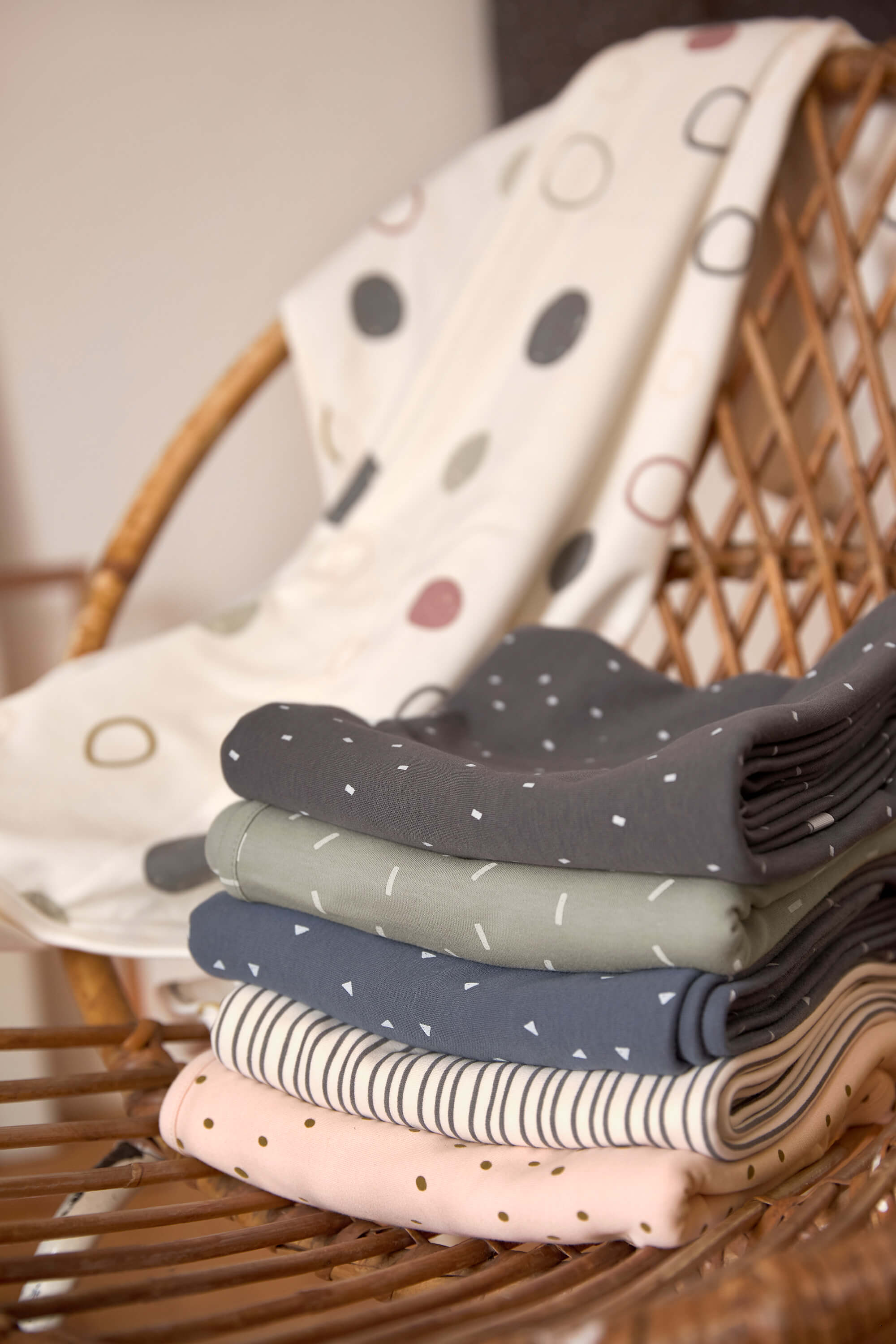 Babydecke - Bio Baumwolle, Striped Grey