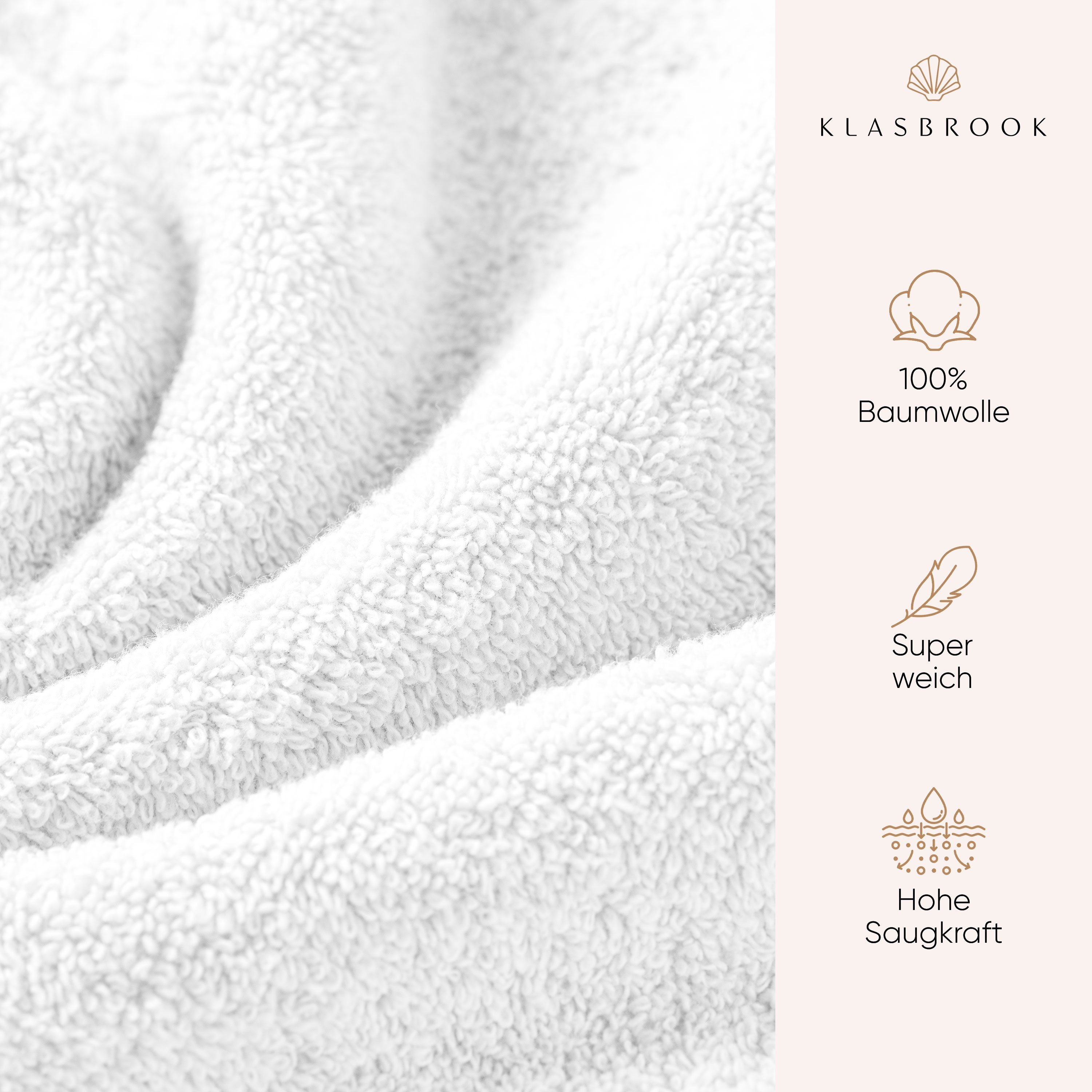 KLASBROOK Handtuch Set Linnea, (6-tlg), 2, 4 oder 6 teiliges Luxus Set, 100% Baumwolle, extra flauschig