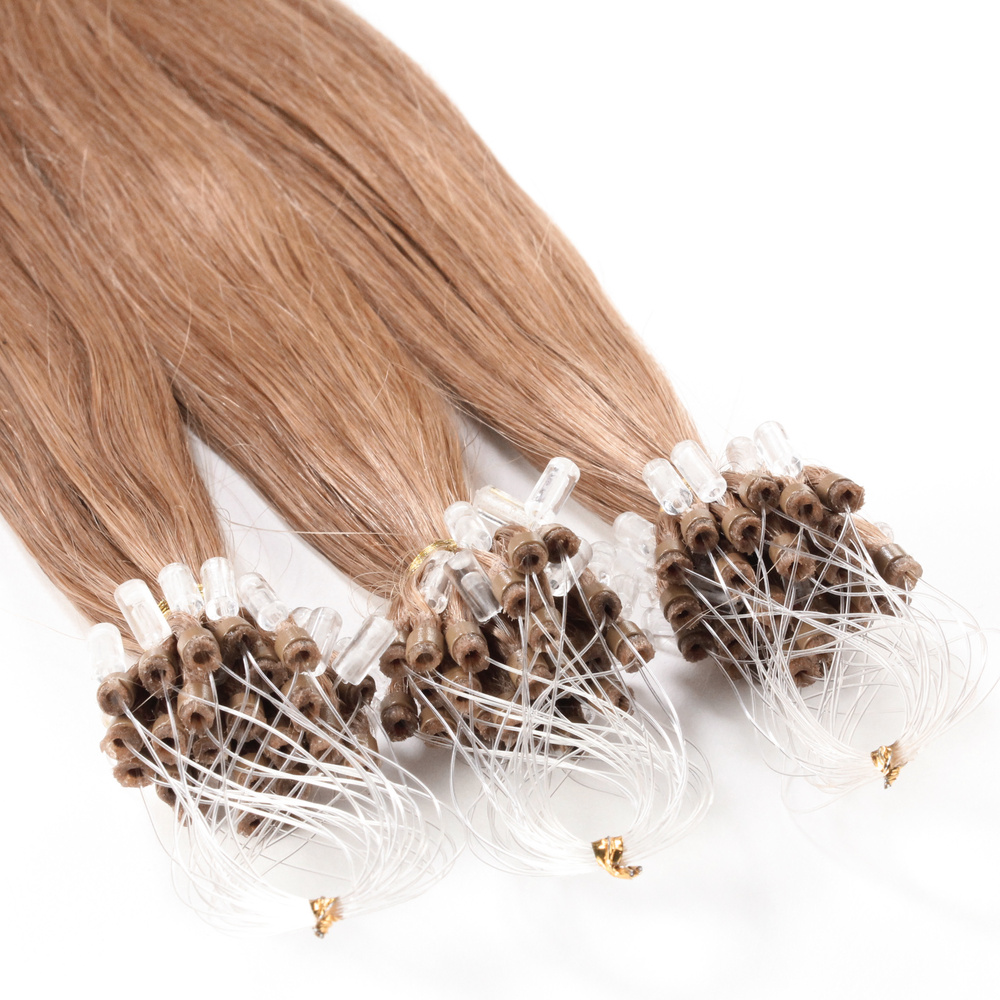hair2heart Extensions à froid cheveux naturels #12 Blond miel 0.5g extensions