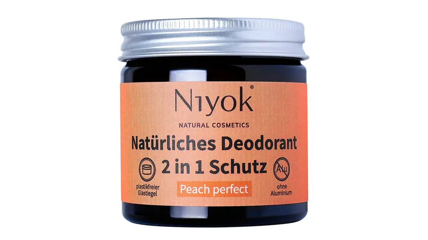 Niyok 2 in 1 Deodorant Creme Anti-Transpirant Peach Perfect 40 ml