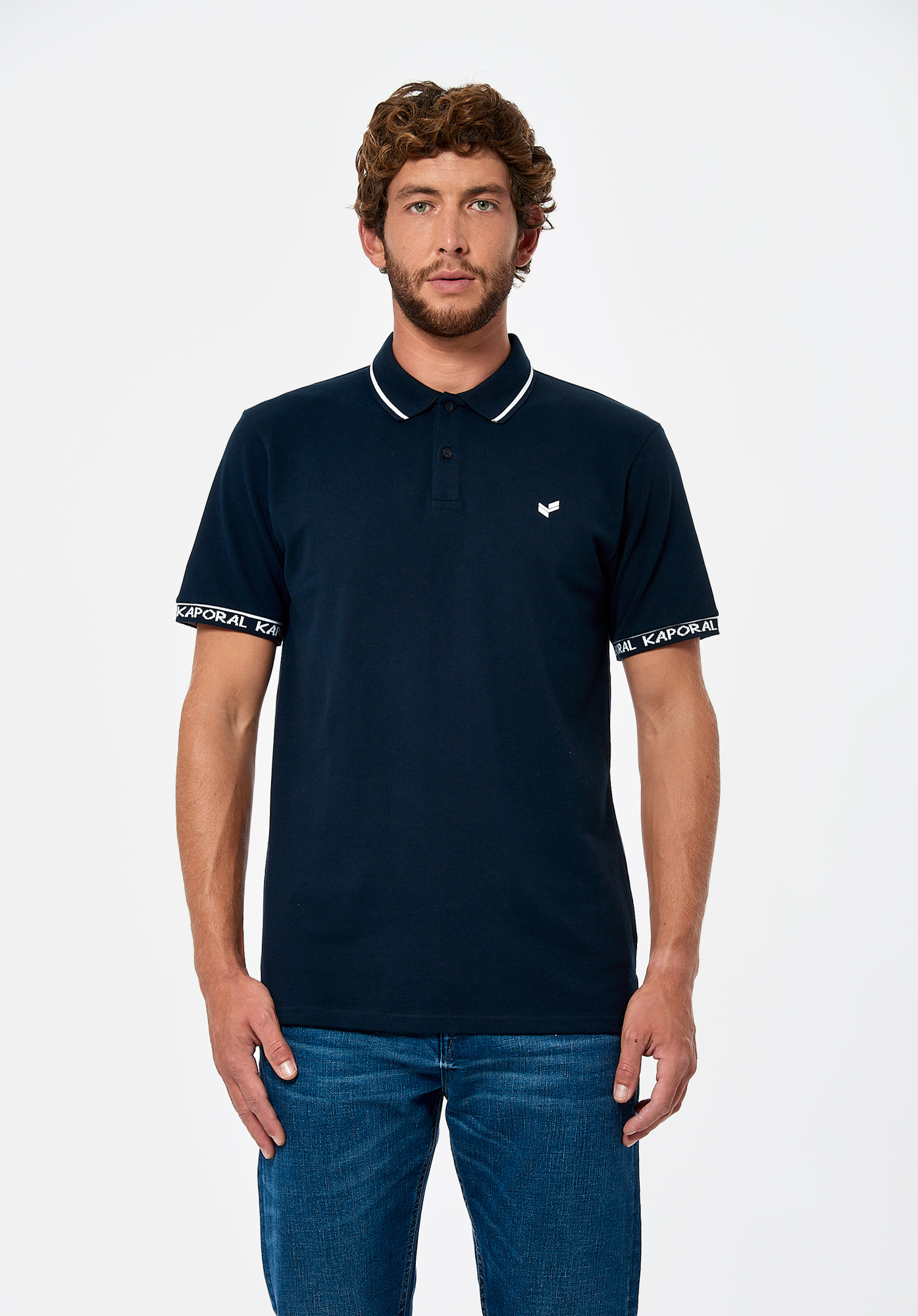 SETRO  Polo bleu marine Homme