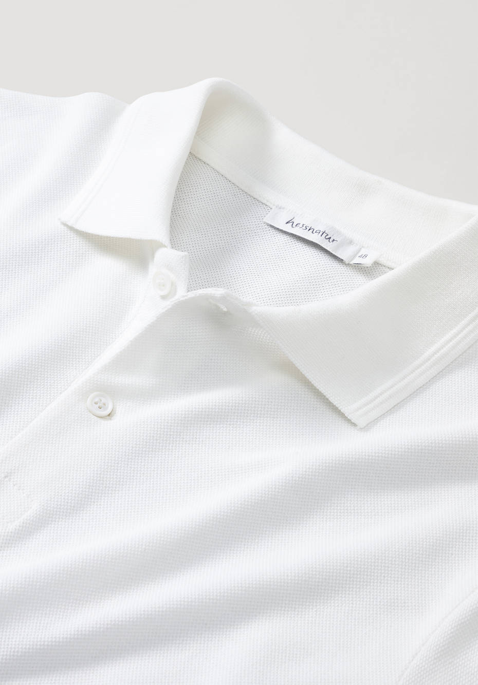 Poloshirt Zwirnjersey aus reiner Bio-Baumwolle