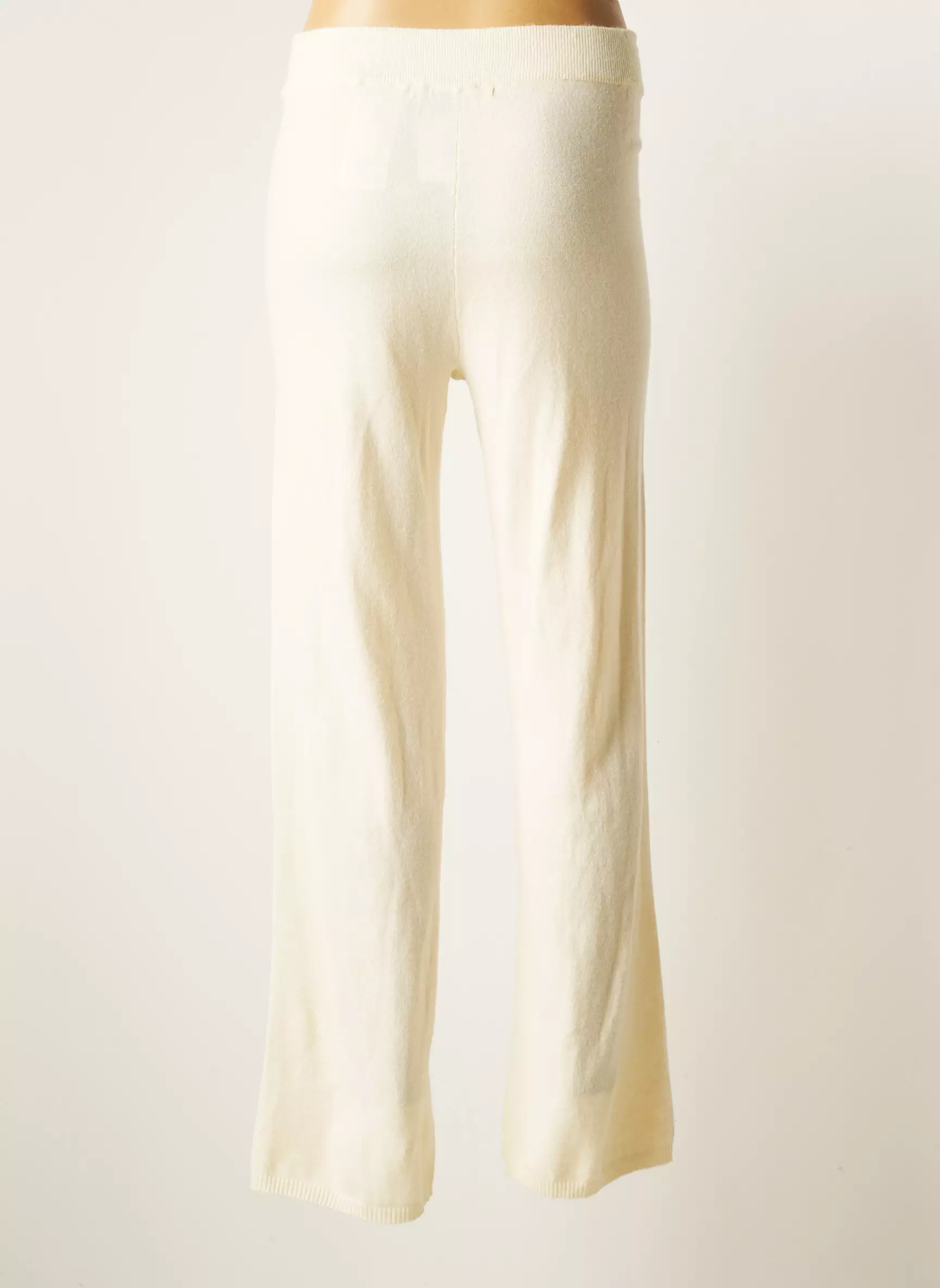 Only Pantalons Larges Femme couleur beige