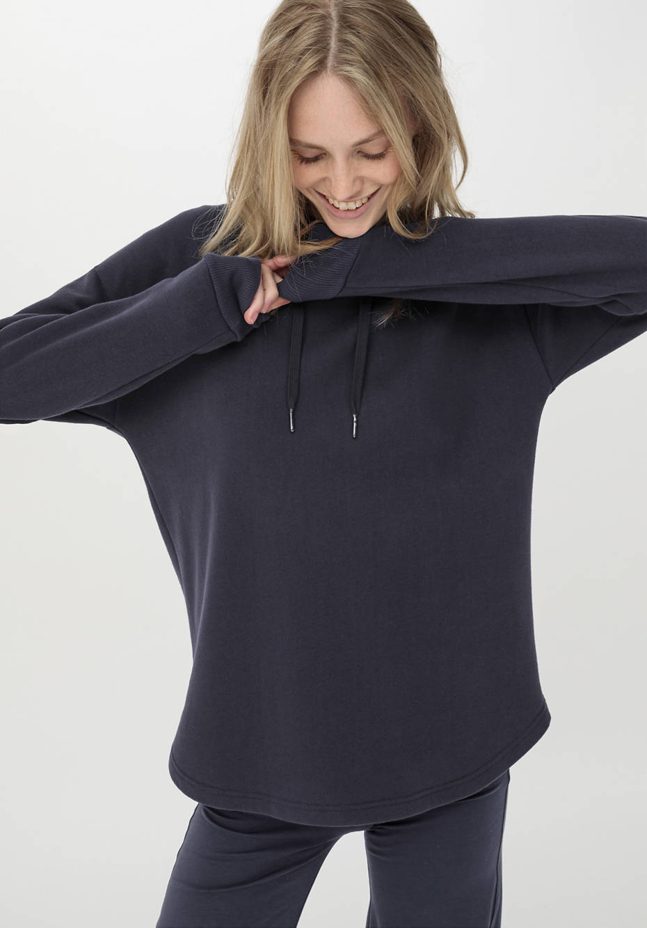 Hoodie aus reiner Bio-Baumwolle