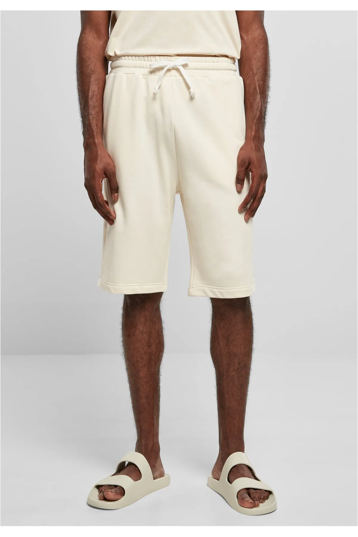 Urban Classics  Kurze Sporthose - Weiß - Mittlerer Bund