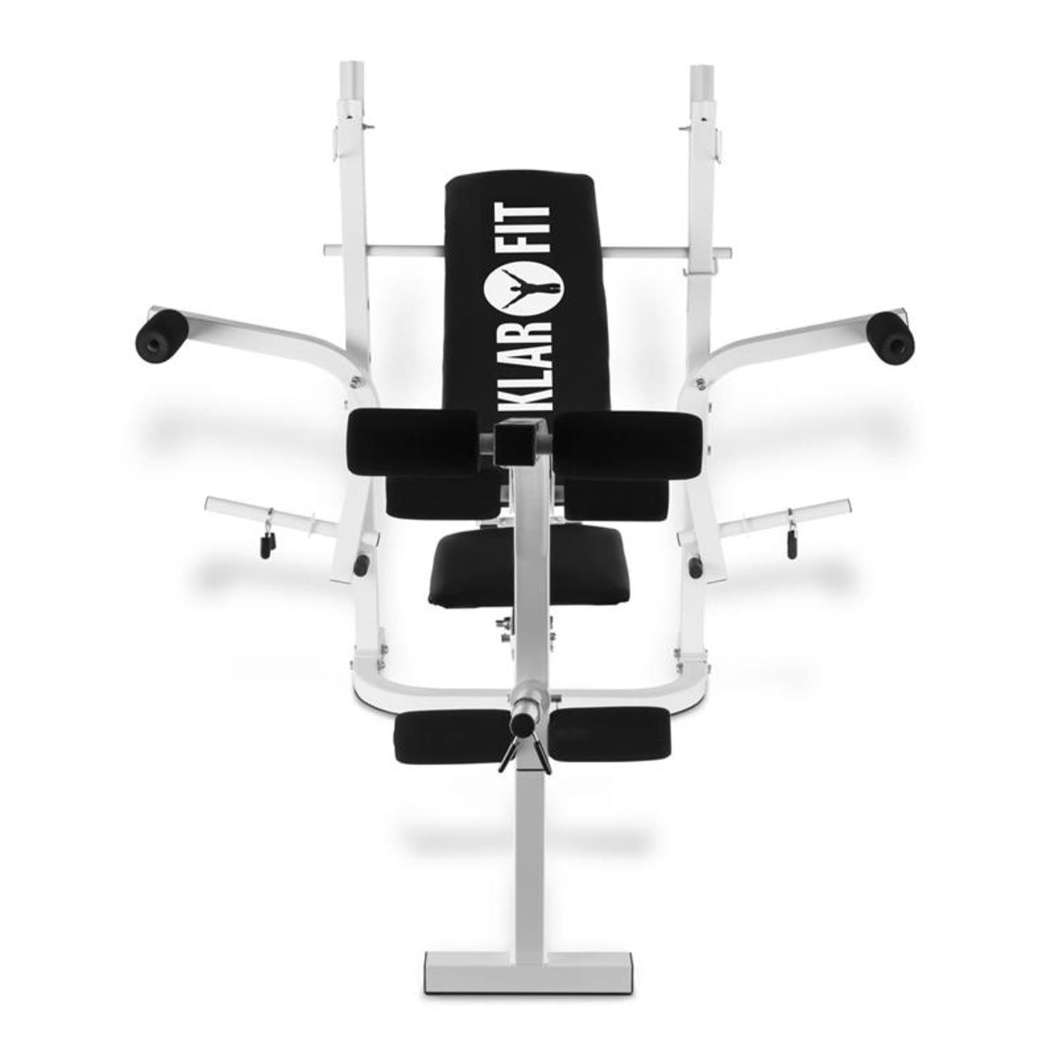 KLARFIT Trainingsbank Workout Hero, (Set, Set), klappbare Hantelbank verstellbar Langhantel Kurzhantel Bank Fitness