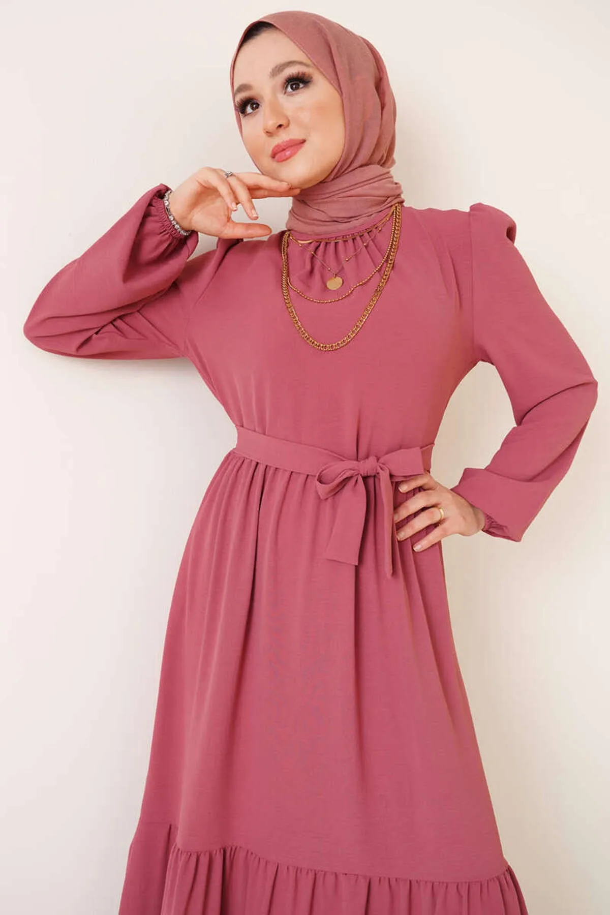 VOLT CLOTHİNG  Kleid - Rosa - Tunika