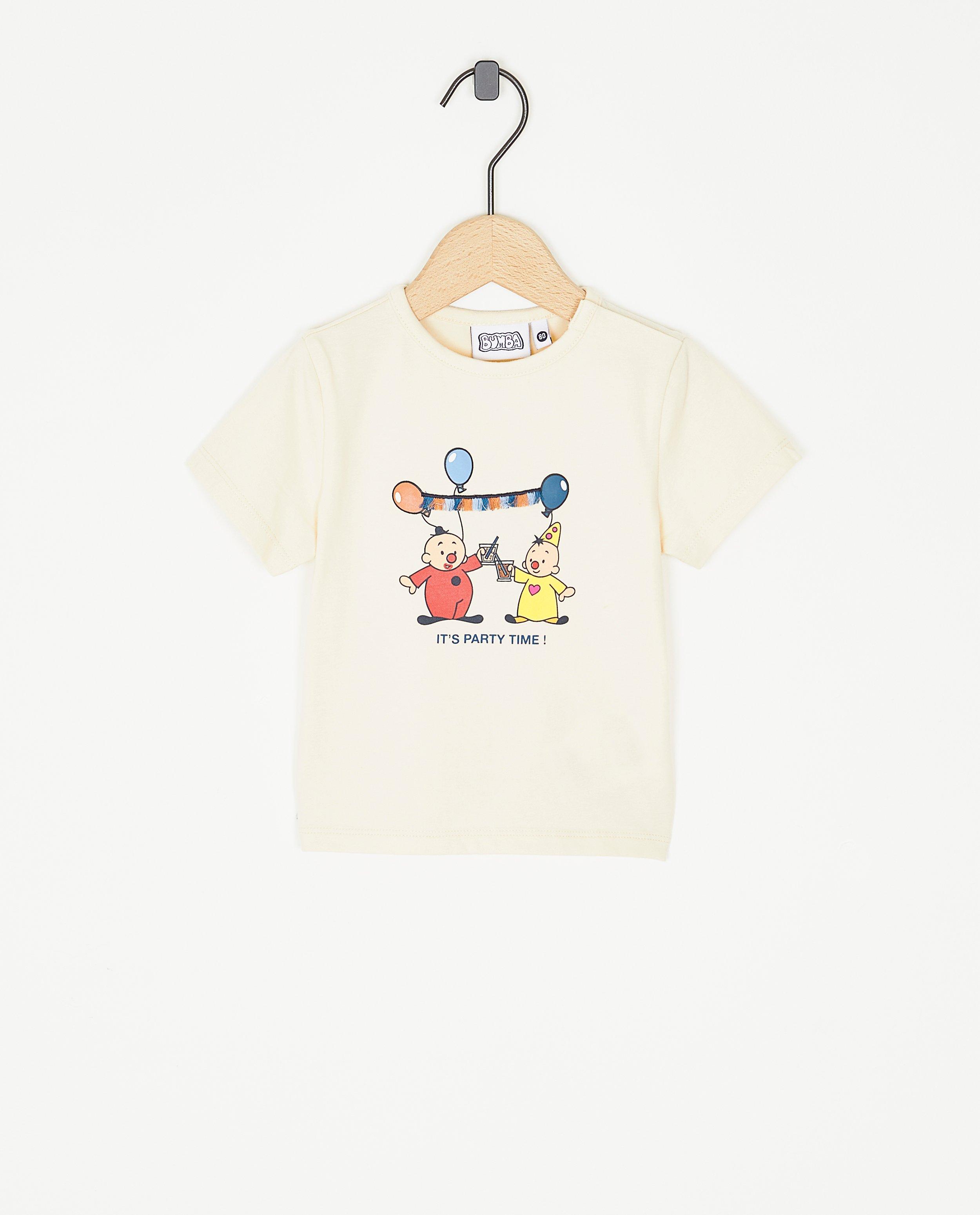 Tricou Bumba cu mesajul de ziua de naștere, alb