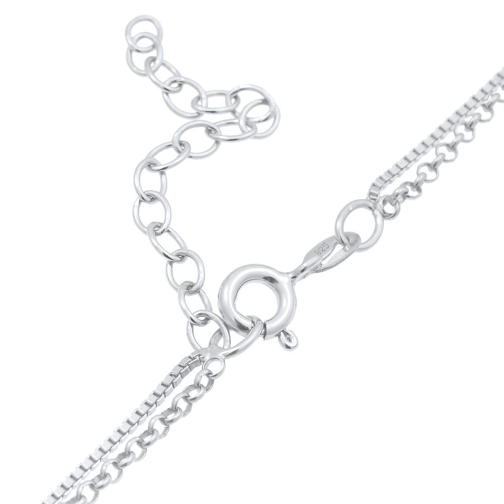 Elli Elli Collier Tendance Minimaliste Collier Femme - (925/1000) Argent collier