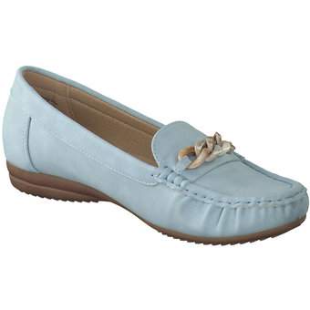 smiling for feet Mokassin in blau