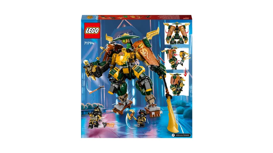 LEGO NINJAGO 71794 Lloyds und Arins Training-Mechs mit Action-Figuren