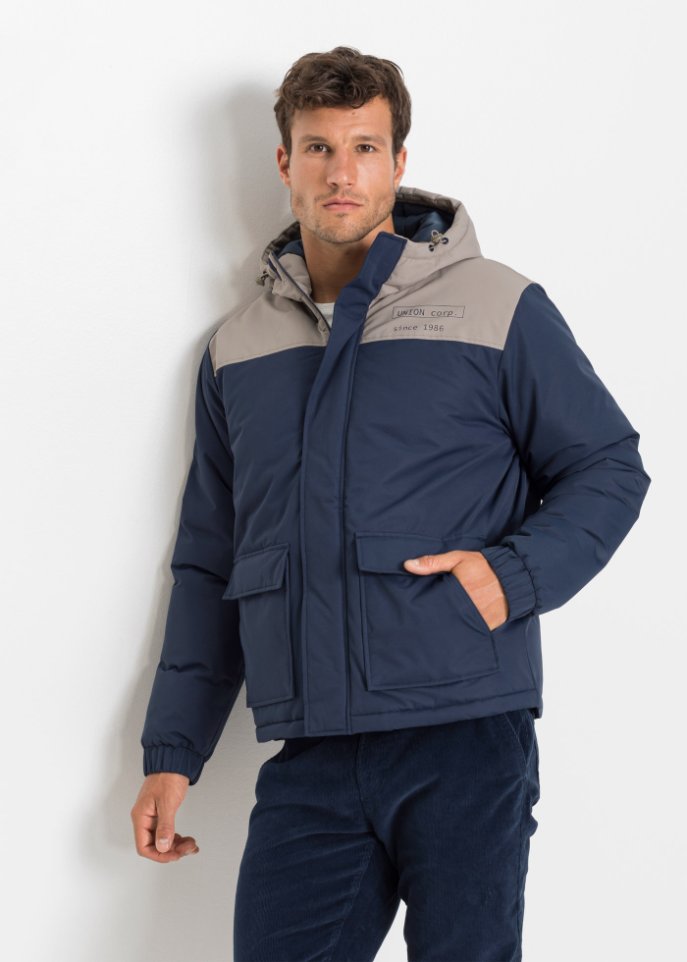 Winterjacke mir recyceltem Polyester