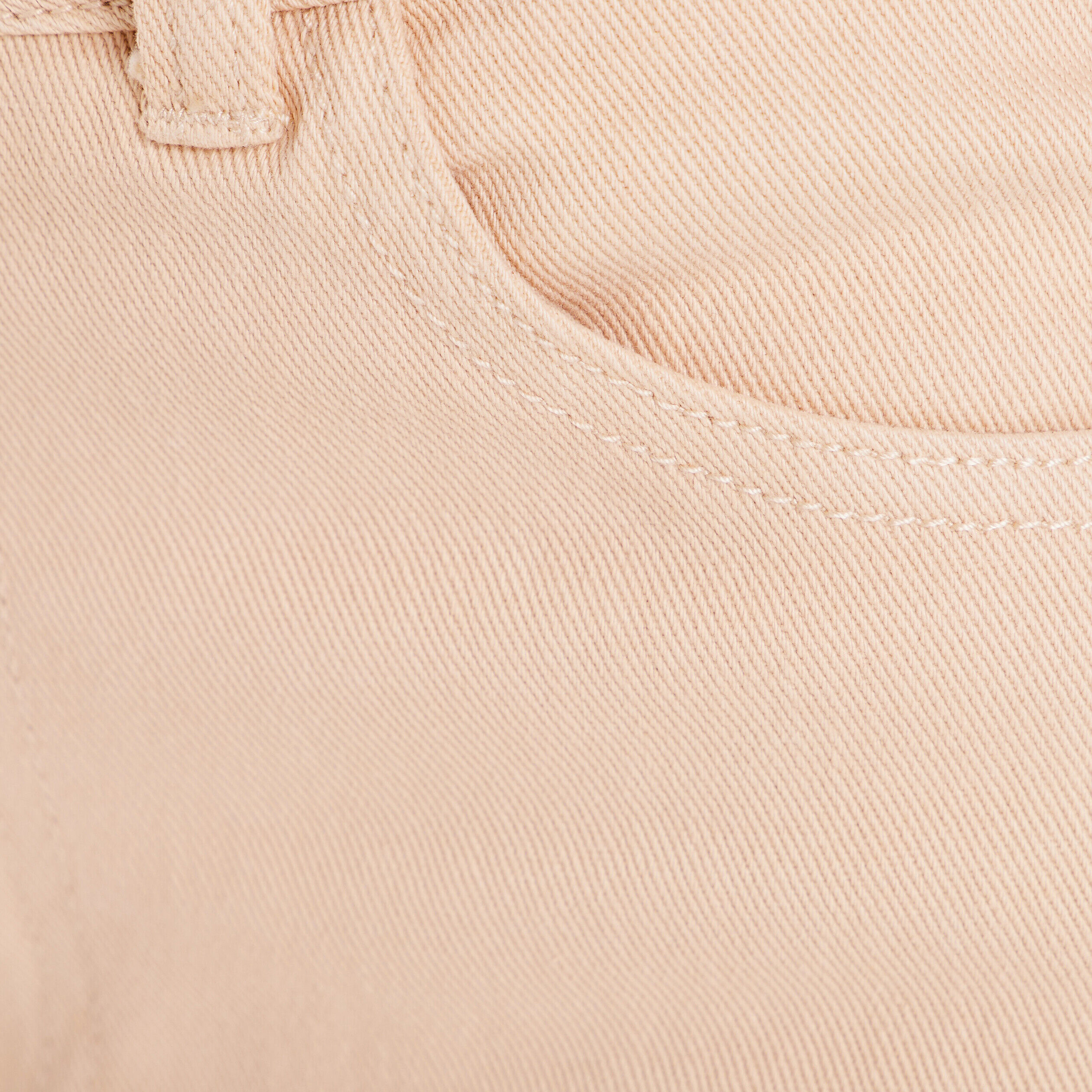 Jeans regular détails tressés sable femme | Cache Cache