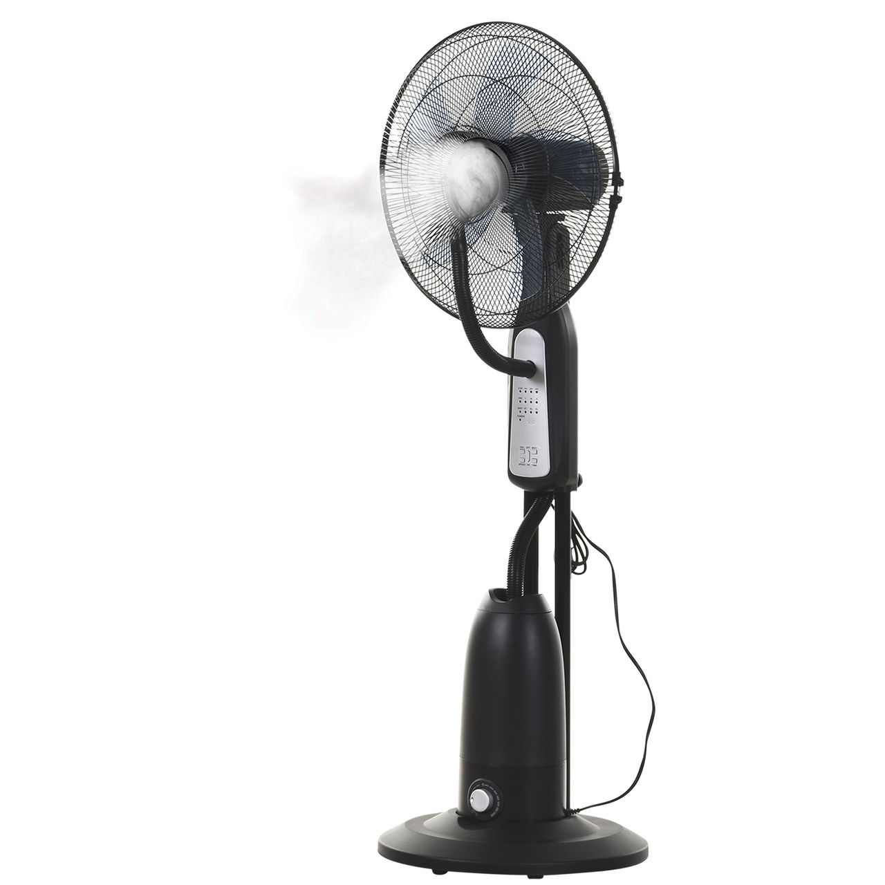 HOMCOM Standventilator mit 2,8 Liter Wasserzerstäuber Lüfter Nebelfunktion