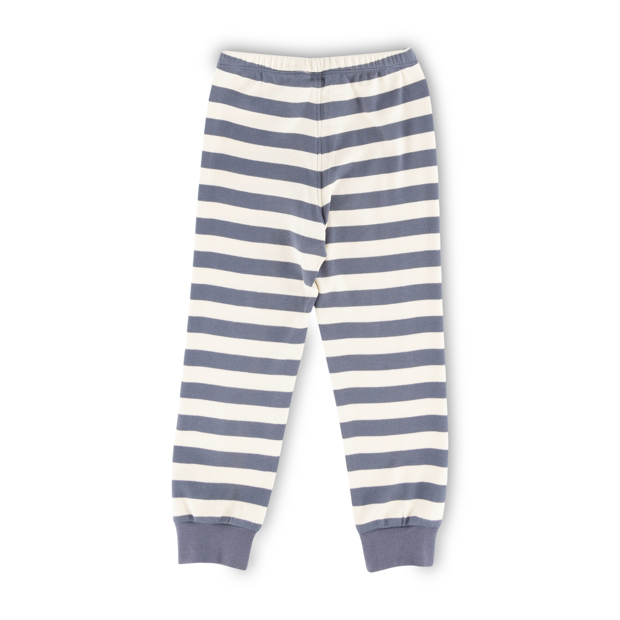 Langer Kinder Schlafanzug Zebra, lila-weiß