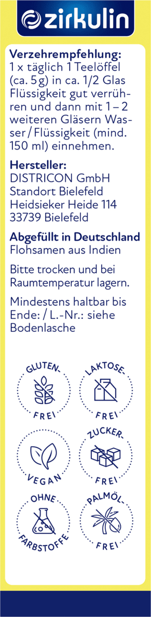 Indische Bio Flohsamen, 300 g