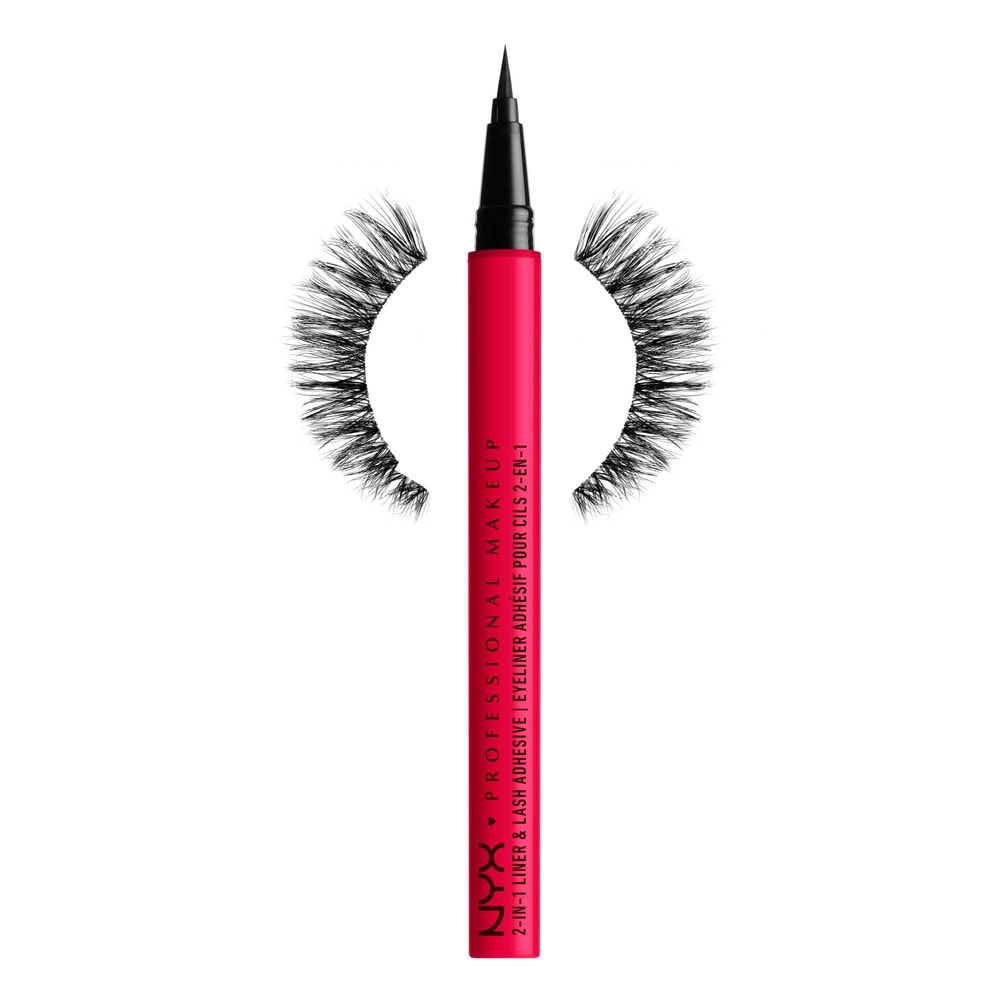 NYX Professional Makeup Kit faux cils avec liner adhésif Faux cils