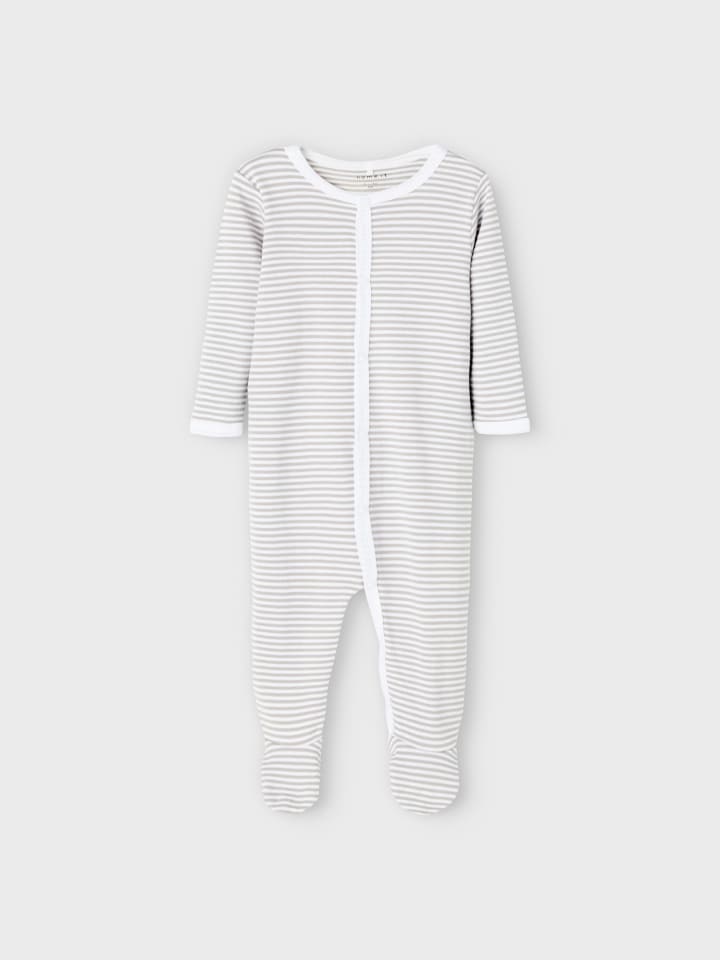 name it Baby Unisex 3er Pack Strampler mit Fuß Bärchen in Grau günstig kaufen