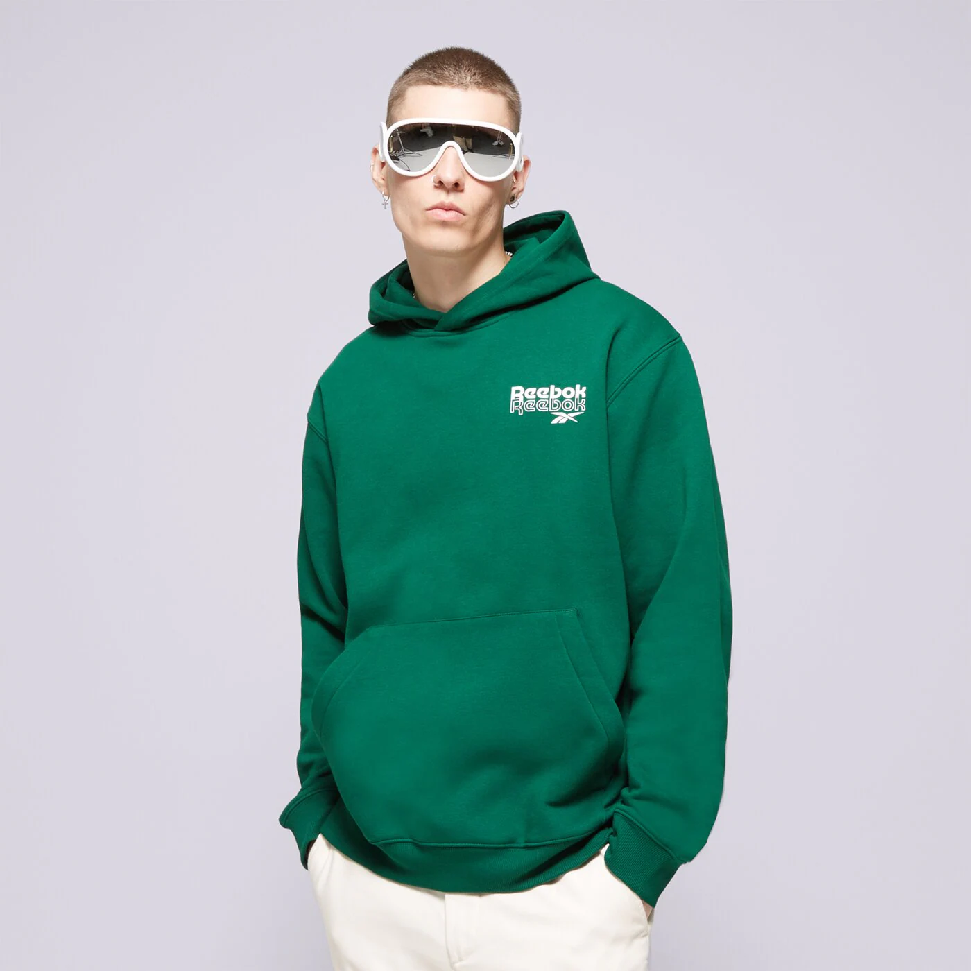 REEBOK HOODIE RI PROP OF RBK Grün