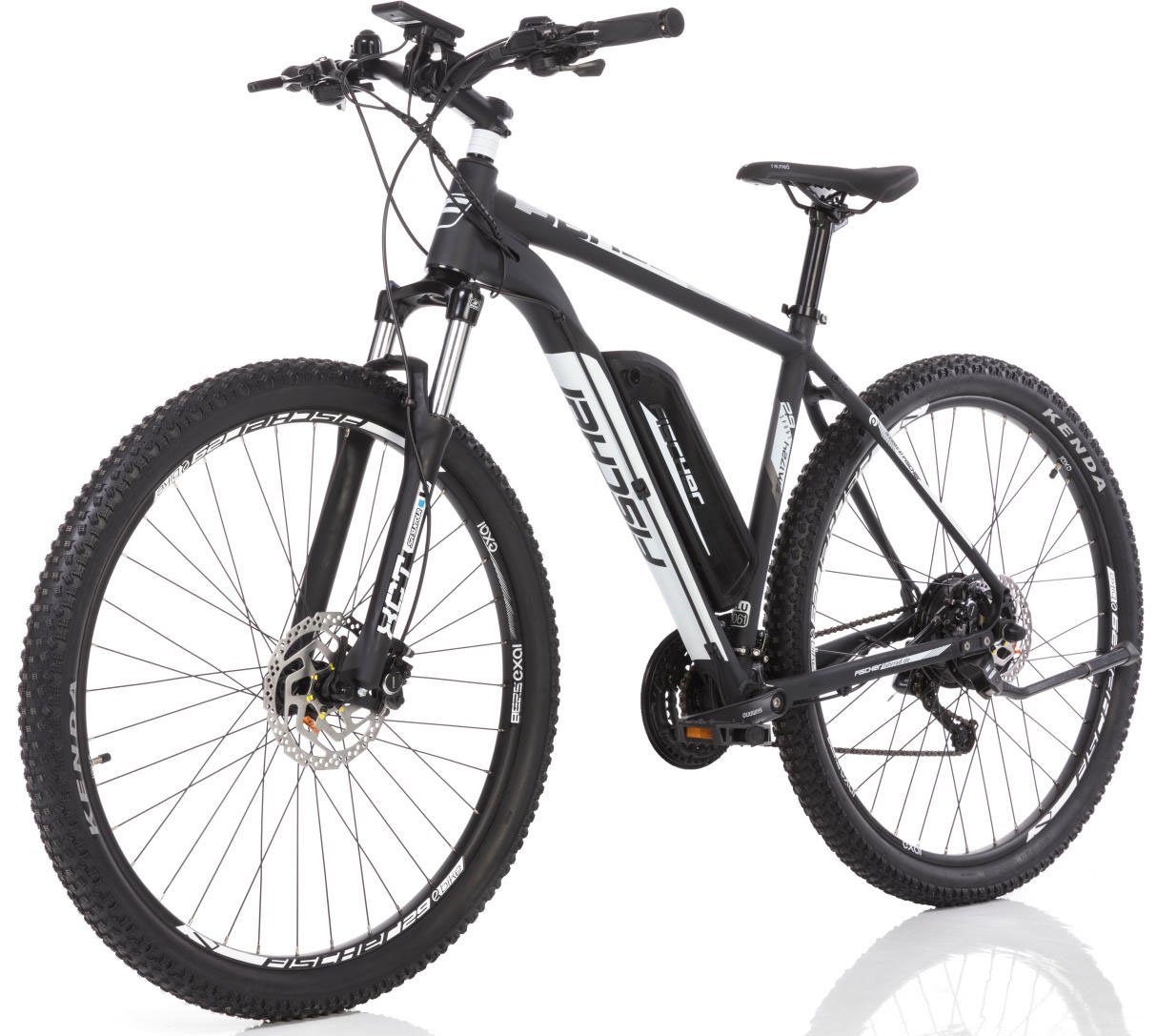 FISCHER Fahrrad E-Bike MONTIS EM 1724 557, 10 Gang Shimano Deore Schaltwerk, Kettenschaltung, Heckmotor, 557 Wh Akku, (mit Schloss)