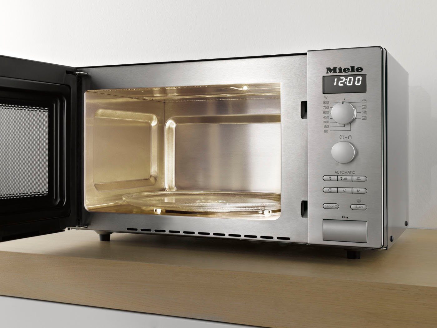 Miele Mikrowelle M 6012 SC mit Automatikprogrammen, Grill, Mikrowelle, 26 l