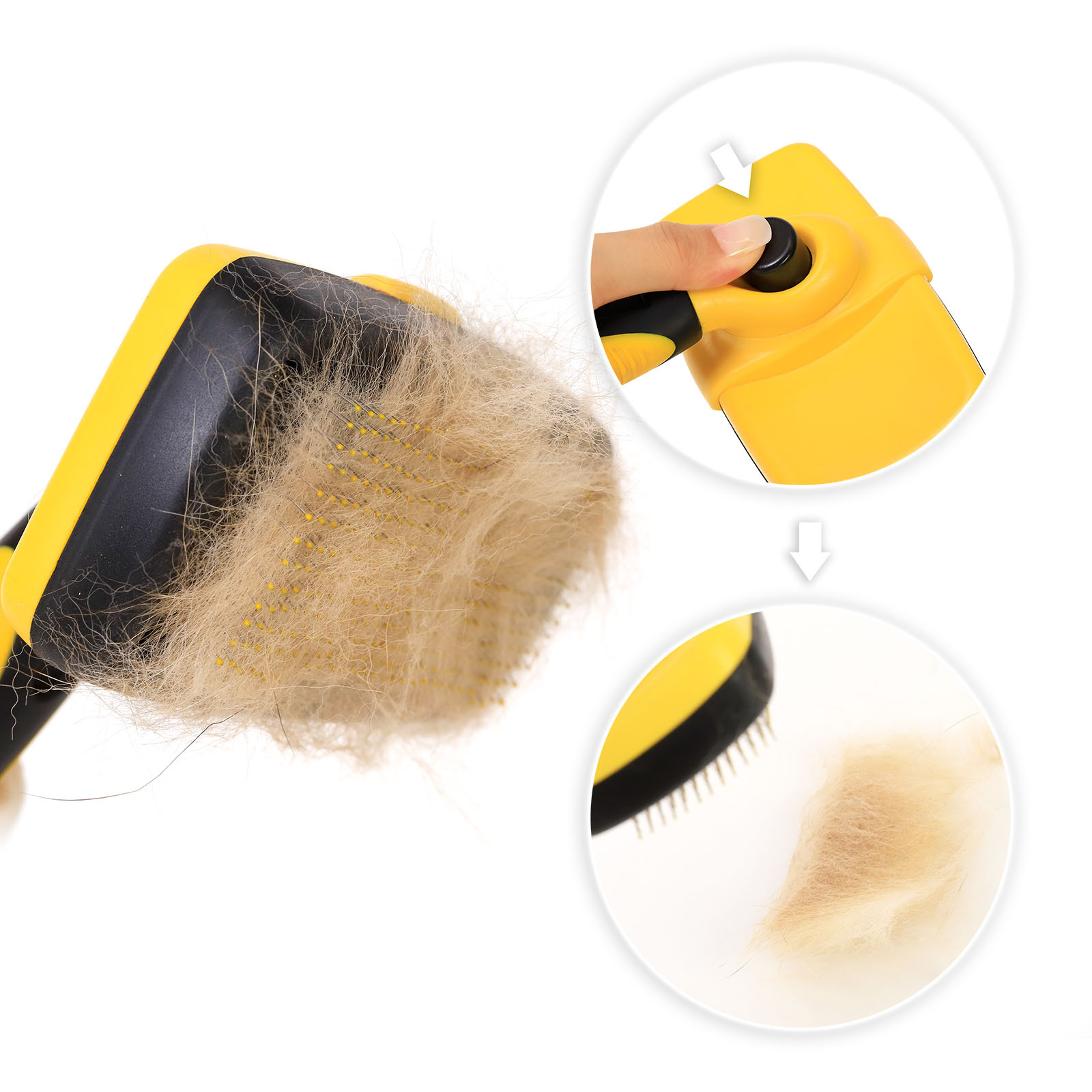 Lionto Fellpflege Lionto Haustierbürste, Hundebürste, Zupfbürste