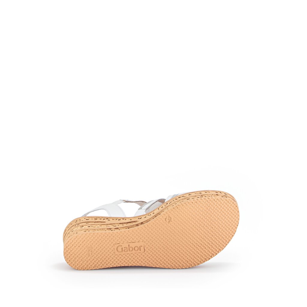 Gabor fashion Keilsandalette weiß