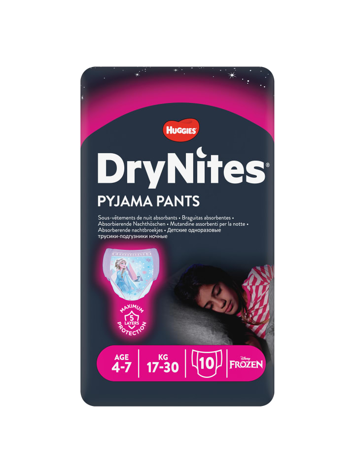 DryNites Windeln Windelhosen Mädchen 4-7 J. (17-30kg) Monatspack 30 Stk günstig kaufen onesize
