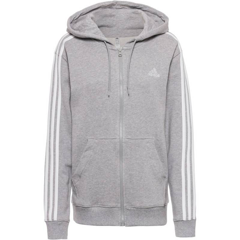 adidas ESSENTIALS 3-STREIFEN FRENCH TERRY Kapuzenjacke Damen