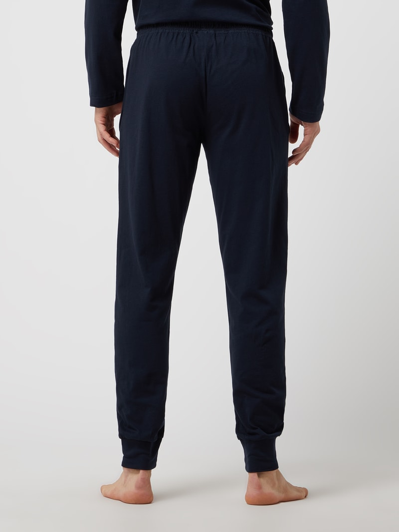 Pyjama-Hose aus Baumwolle in dunkelblau