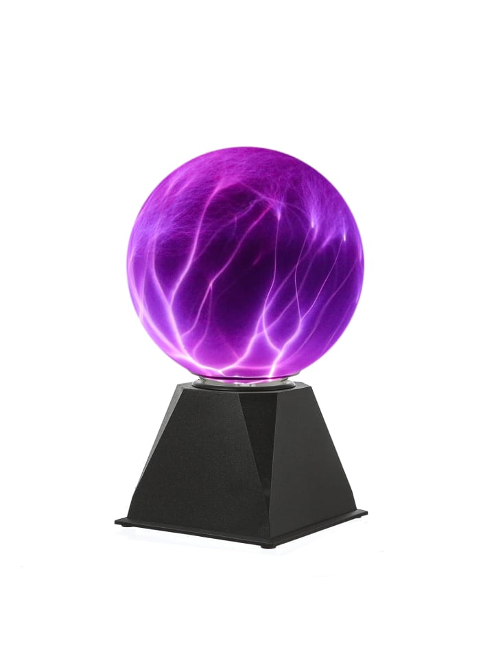 SATISFIRE Plasmakugel Plasmaball Retro Lichteffekt mit Blitzshow H: 25cm in lila günstig kaufen onesize