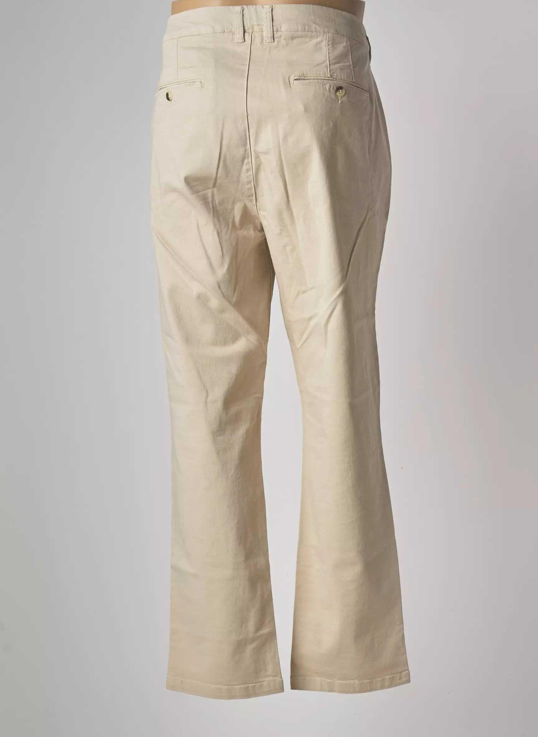 Damart Pantalons Chino Homme couleur beige