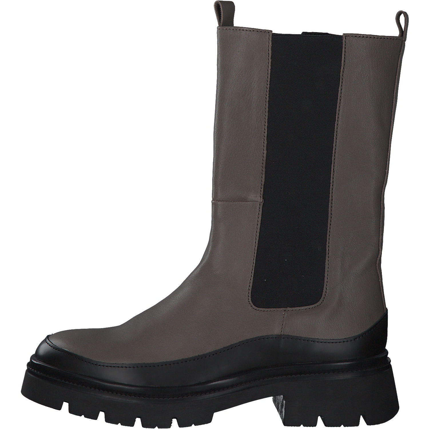 Gabor 91.834, Chelsea Boots, Damen, taupe/schwarz