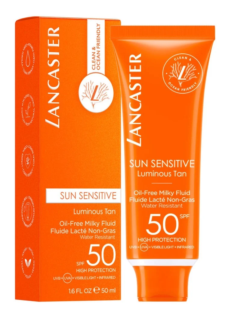 Lancaster Sun Sensitive Fluid-Oil SPF50 - loțiune de protecție solară