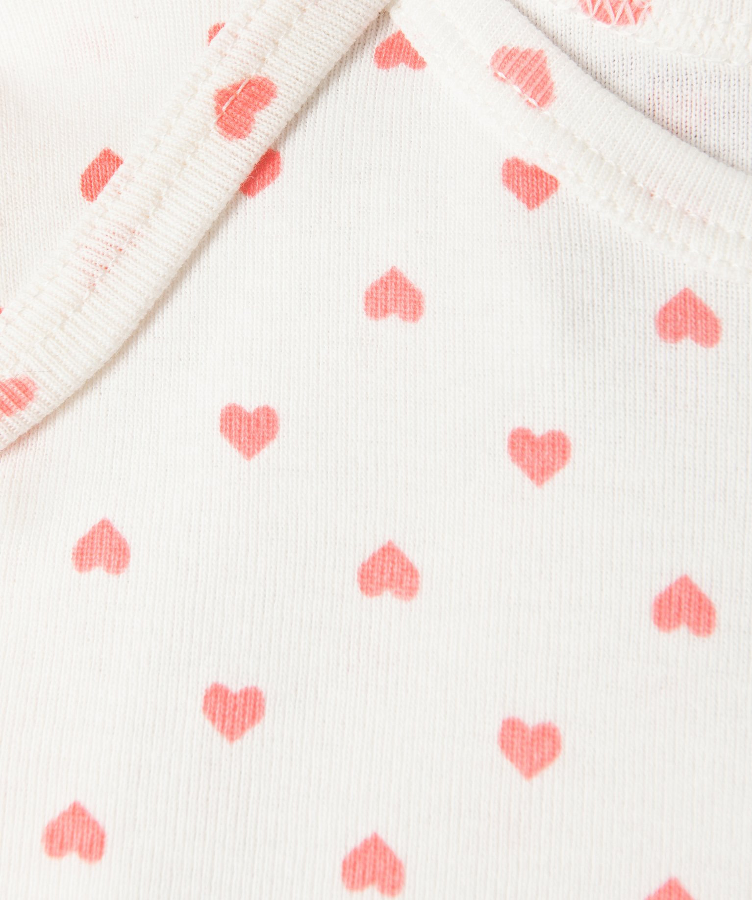 Bodies bébé à manches longues encolure américaine (lot d... rose | GEMO