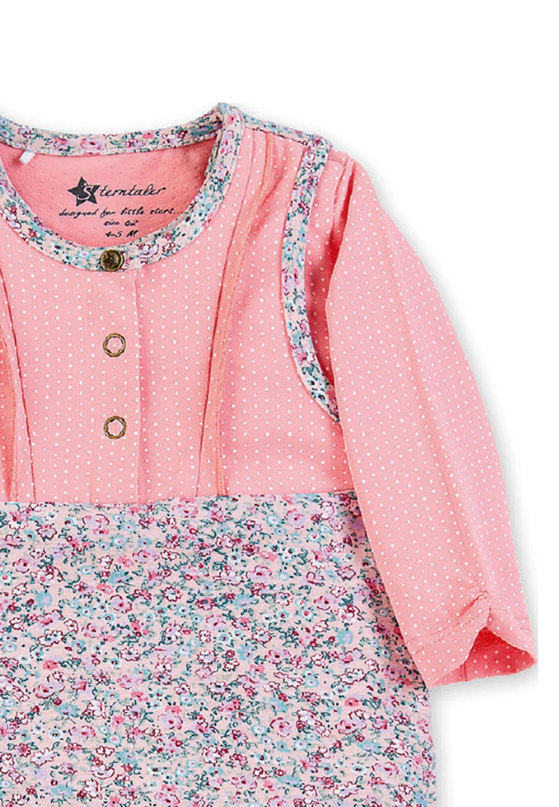 Strampler-Set Jersey Maus Mabel in Rosa