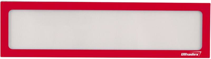 Ultradex DIN A3/A4 Inforahmen Magnetisch Rot nicht haftend Kunststoff 510505 6 (B) x 31,2 (H) cm 5 Stück