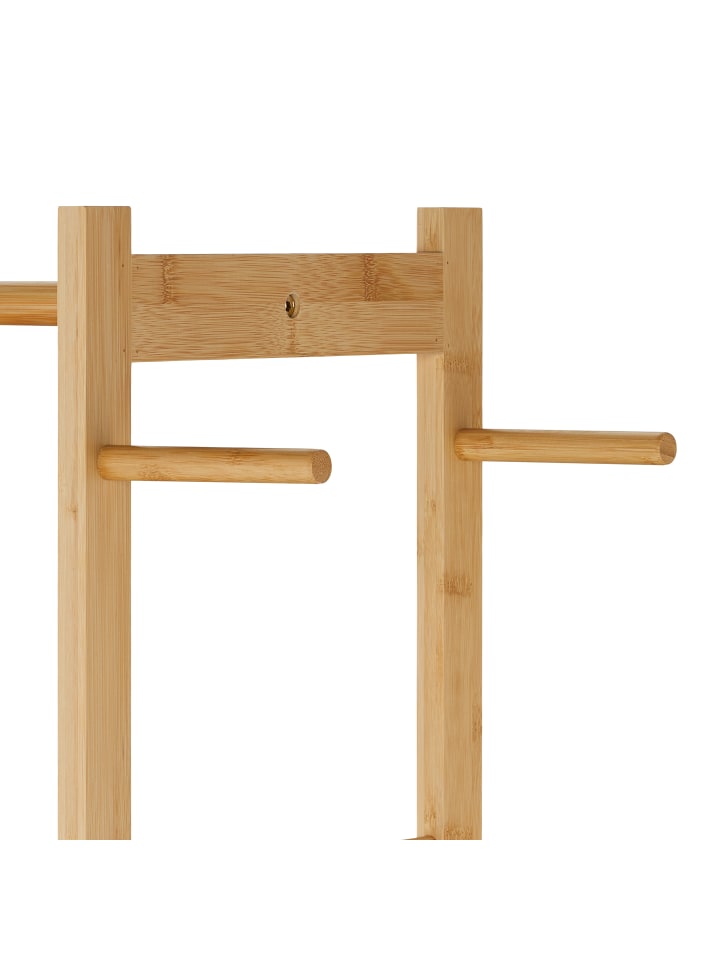 relaxdays Kleiderständer in Natur - (B)81 x (H)177,5 x (T)38 cm günstig kaufen onesize