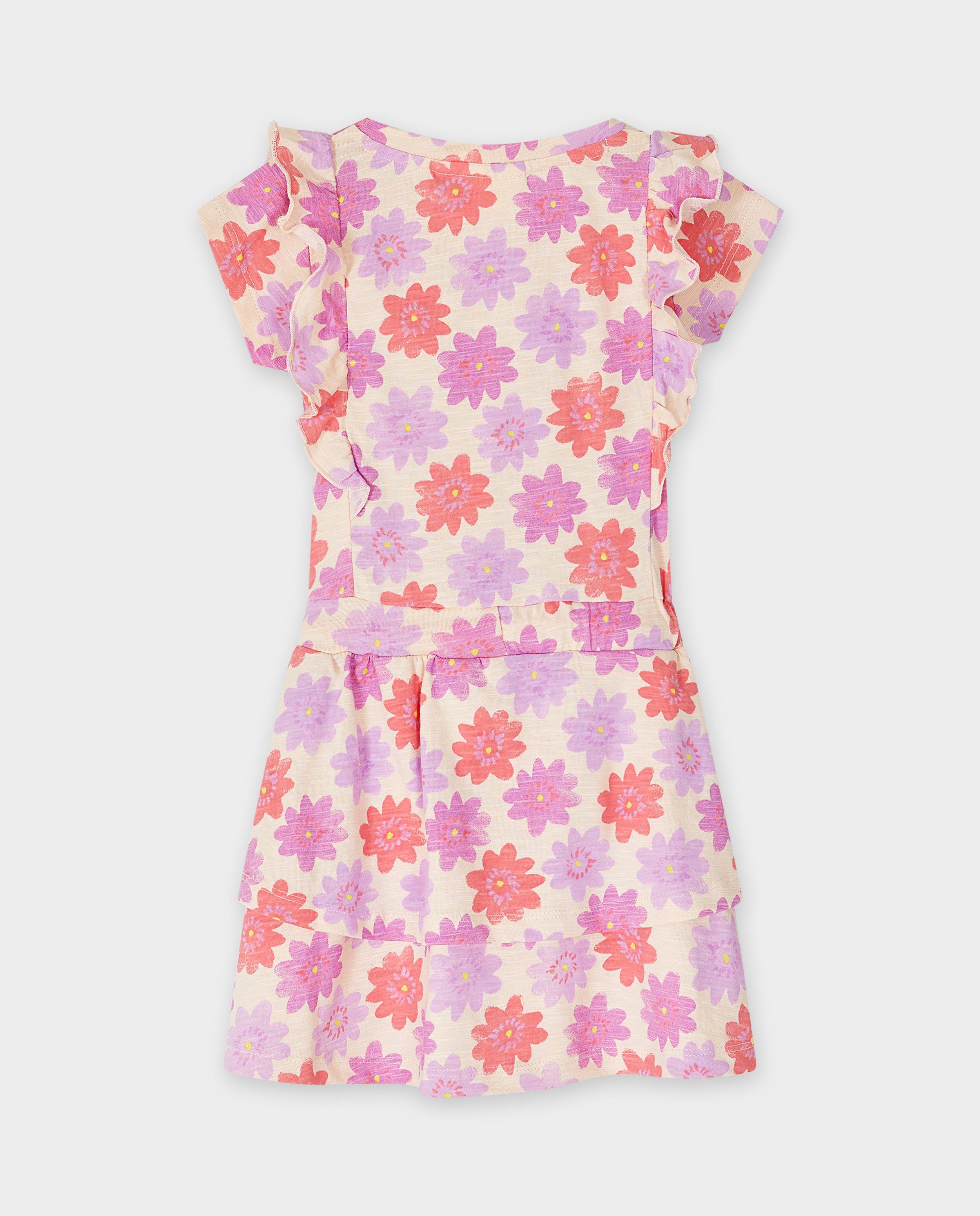 Rochie Jubilation cu volane portocalii