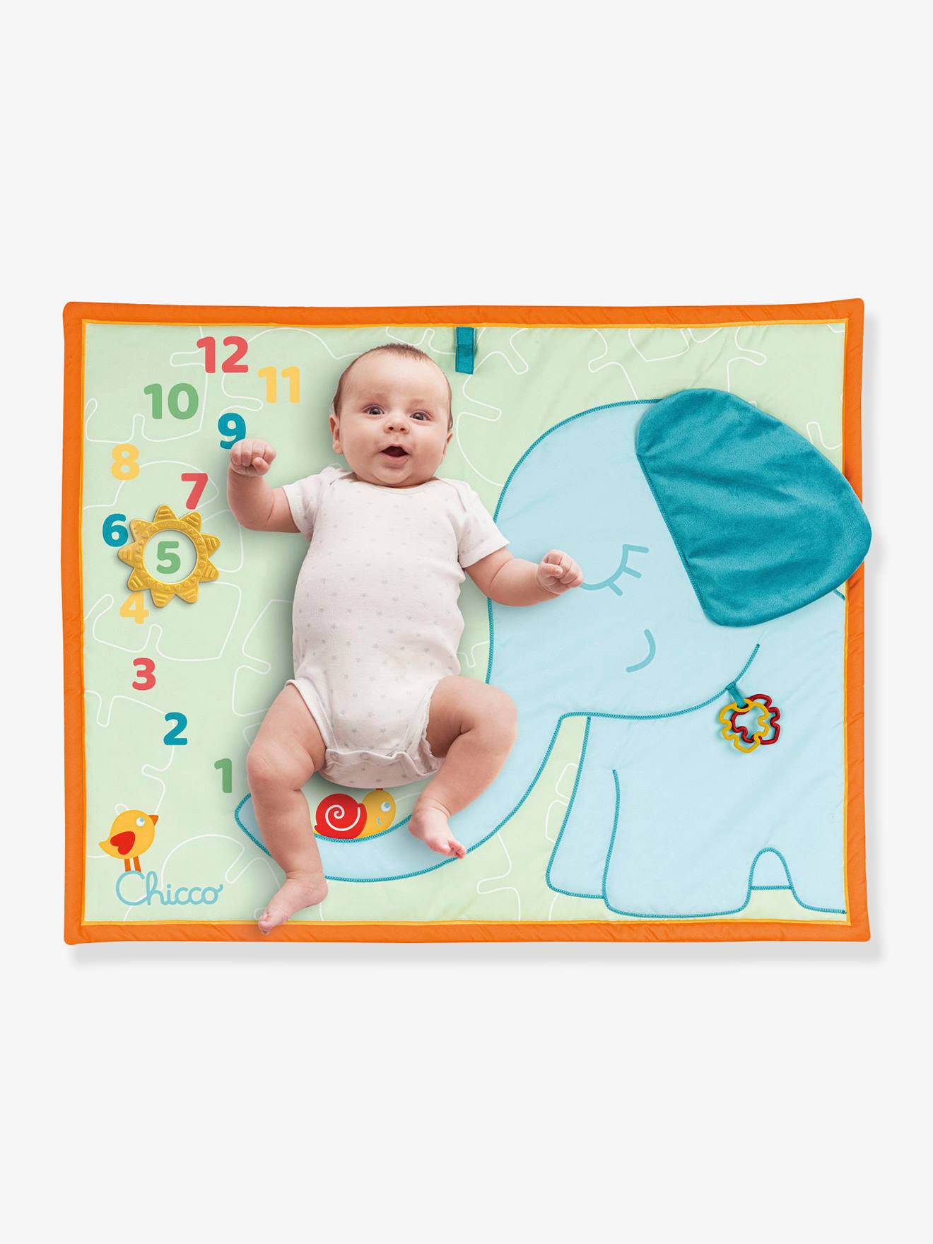 Chicco Baby Activity-Decke/Meilenstein-Decke ECO+ CHICCO - grün
