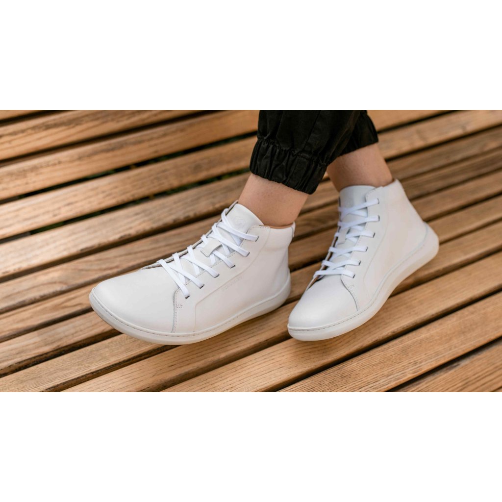 Skinners Moonwalker High Top White Barfußstiefeletten