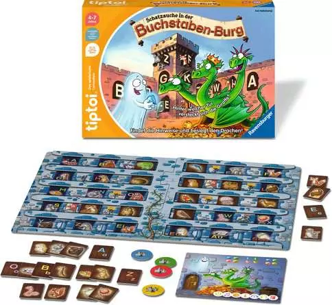 tiptoi® Schatzsuche in der Buchstaben-Burg - Lernspiel ab 4 Jahren