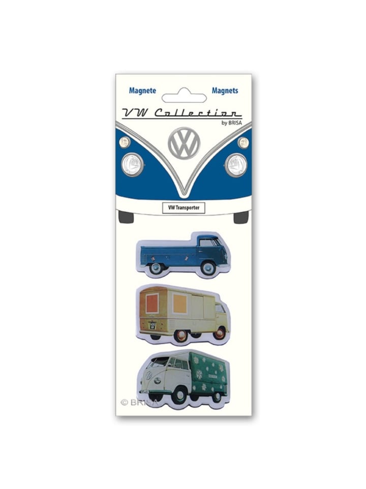 Logoshirt Magnete 3er-Set VW Bulli T1 in farbig günstig kaufen onesize