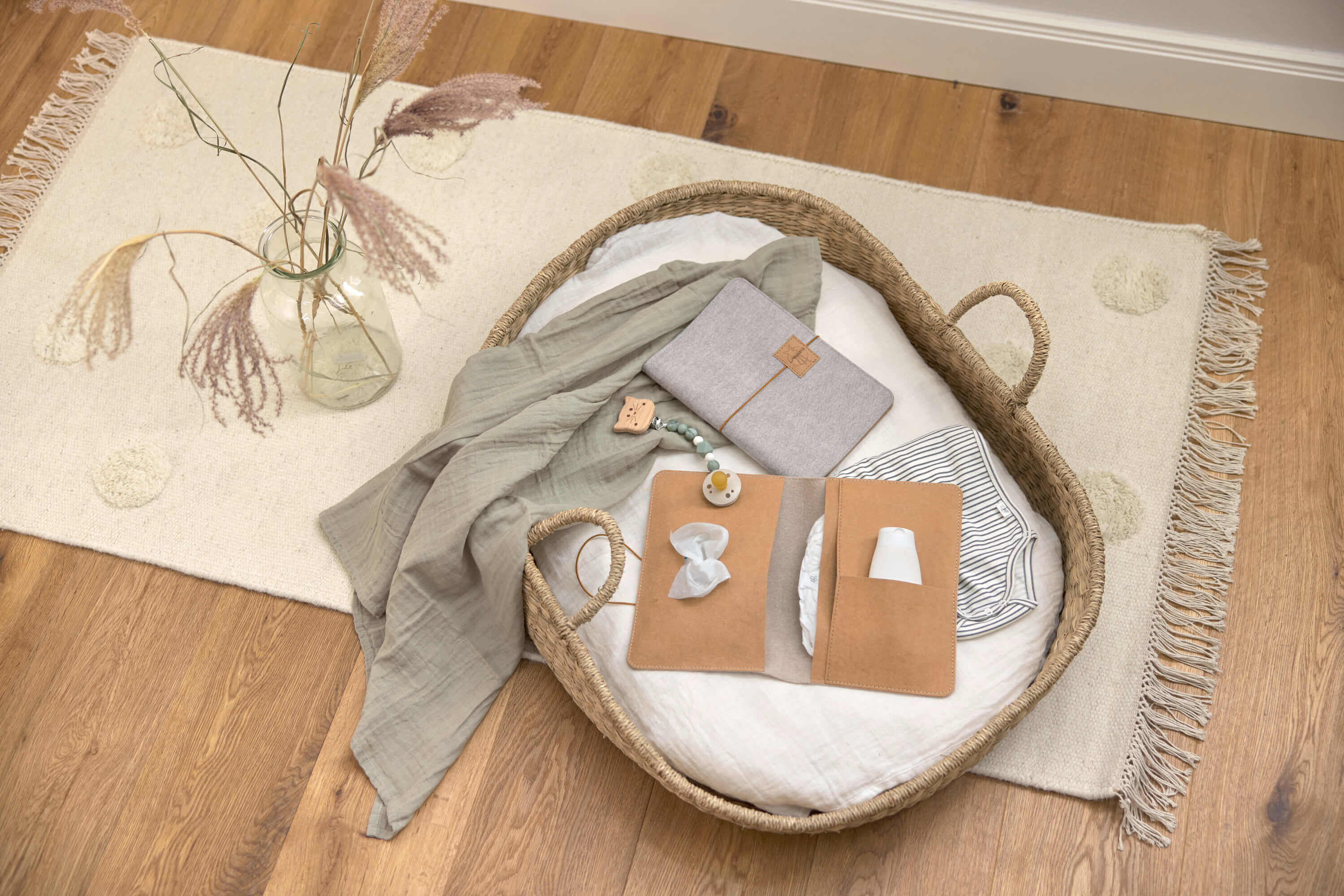 Windeltasche - Herz im Glück Limited Edition, Felt Grey