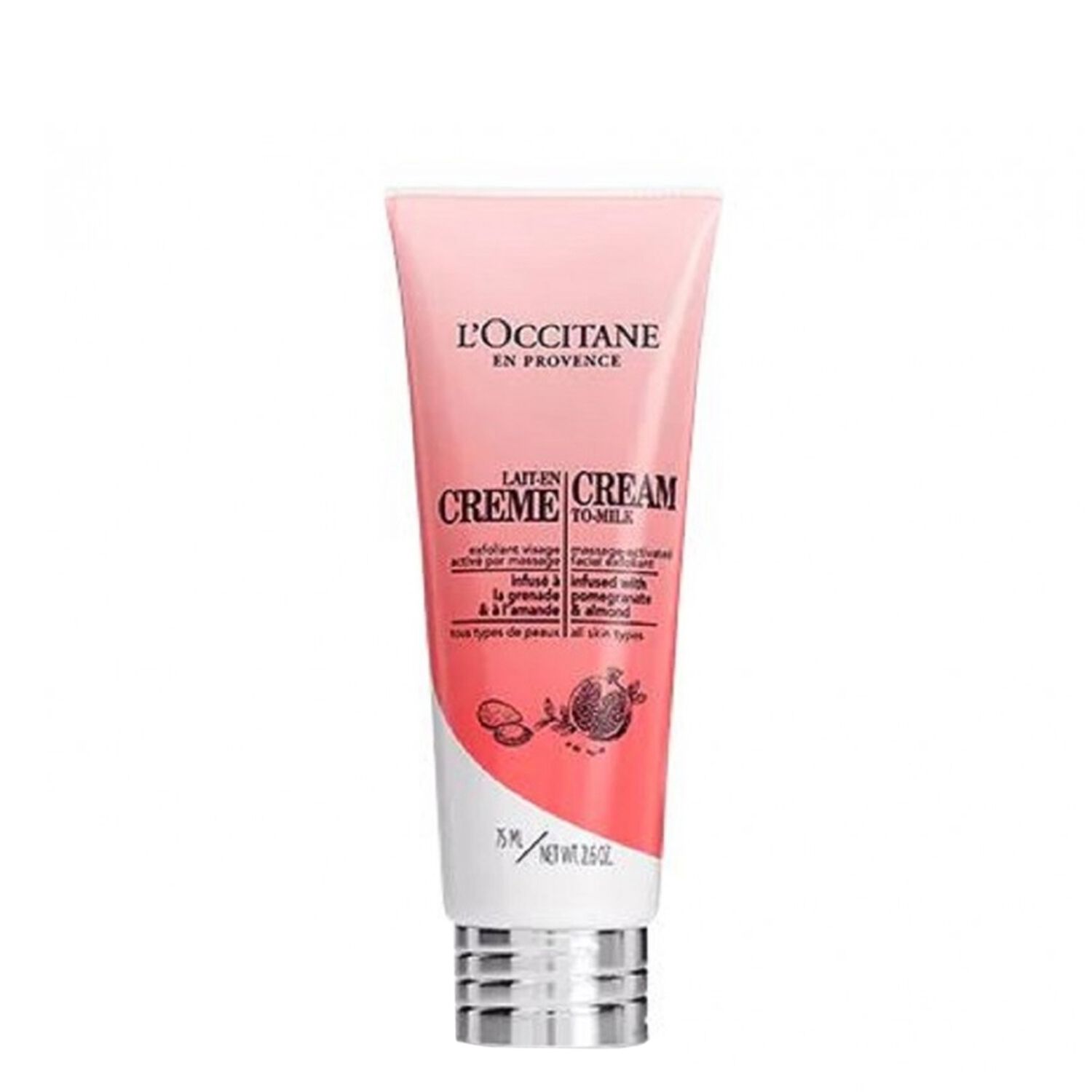 l'occitane Lait en Crème Exfoliant Visage 75 ml